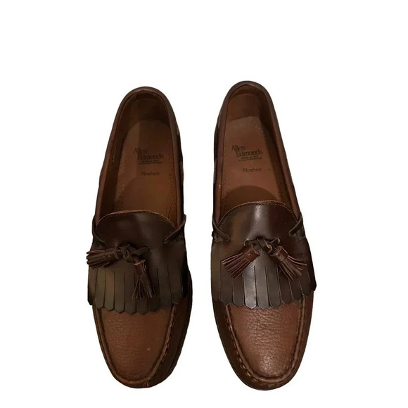 Allen Edmonds Nashua Men's Brown Leather Kiltie Tassel Loafers Size US 11D - Picture 2 of 7